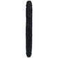 Shots Toys | REALROCK 40cm Thick Double Dildo - Black (16") Thick Double Dong