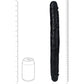 Shots Toys | REALROCK 40cm Thick Double Dildo - Black (16") Thick Double Dong