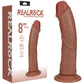Shots Toys | REALROCK - 8" Vibrating Cock - Regular Curved Dildo - Tan