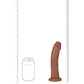 Shots Toys | REALROCK - 8" Vibrating Cock - Regular Curved Dildo - Tan