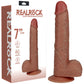 Shots Toys | REALROCK Realistic Vibrating + Balls - Tan 17.8cm (7") Dildo Dong