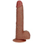Shots Toys | REALROCK Realistic Vibrating + Balls - Tan 17.8cm (7") Dildo Dong