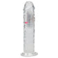 Shots Toys | REALROCK 8" Wireless LED Vibrating Dildo Dong with Remote