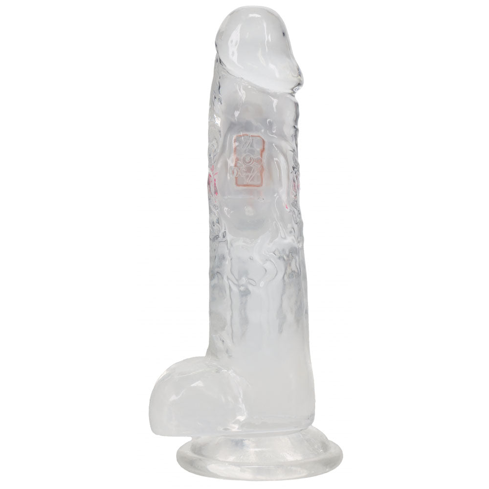 Shots Toys | REALROCK 8" Wireless LED Vibrating Dildo with Balls and Remote