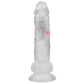 Shots Toys | REALROCK 8" Wireless LED Vibrating Dildo with Balls and Remote