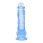Shots Toys | REALROCK 5" / 12.7cm Crystal Clear Dildo with Balls - Blue