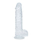 Shots Toys | REALROCK 5" / 12.7cm Crystal Clear Dildo with Balls - Clear
