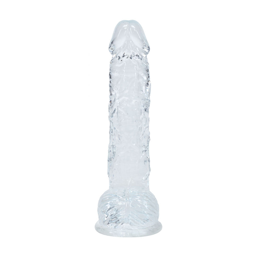 Shots Toys | REALROCK 5" / 12.7cm Crystal Clear Dildo with Balls - Clear