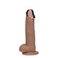 Shots Toys | REALROCK 6" Vibrating Dildo with Metal Head and Wireless Remote - Tan