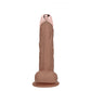Shots Toys | REALROCK 6" Vibrating Dildo with Metal Head and Wireless Remote - Tan