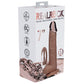 Shots Toys | REALROCK 7" Vibrating Dildo with Metal Head and Wireless Remote - Tan
