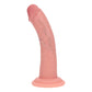 Shots Toys | REALROCK Dual Density Silicone 6" Curved Dildo - Flesh