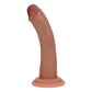 Shots Toys | REALROCK Dual Density Silicone 6" Curved Dildo - Tan