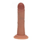 Shots Toys | REALROCK Dual Density Silicone 6" Curved Dildo - Tan