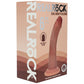 Shots Toys | REALROCK Dual Density Silicone 6" Curved Dildo - Tan