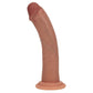 Shots Toys | REALROCK Dual Density Silicone 7" Curved Dildo - Tan