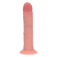 Shots Toys | REALROCK Dual Density Silicone 8" Curved Dildo - Flesh