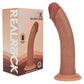 Shots Toys | REALROCK Dual Density Silicone 8" Curved Dildo - Tan
