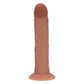 Shots Toys | REALROCK Dual Density Silicone 8" Curved Dildo - Tan