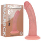 Shots Toys | REALROCK Dual Density 6" Vibrating Silicone Dildo - Flesh
