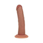 Shots Toys | REALROCK Dual Density 6" Vibrating Silicone Dildo - Tan