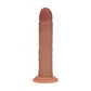 Shots Toys | REALROCK Dual Density 8" Vibrating Silicone Dildo - Tan