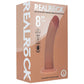 Shots Toys | REALROCK Dual Density 8" Vibrating Silicone Dildo - Tan