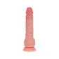 Shots Toys | REALROCK Dual Density 7" Vibrating & Thrusting Dildo - Flesh
