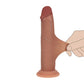 Shots Toys | REALROCK Dual Density 6" Sliding Skin Silicone Dildo - Tan
