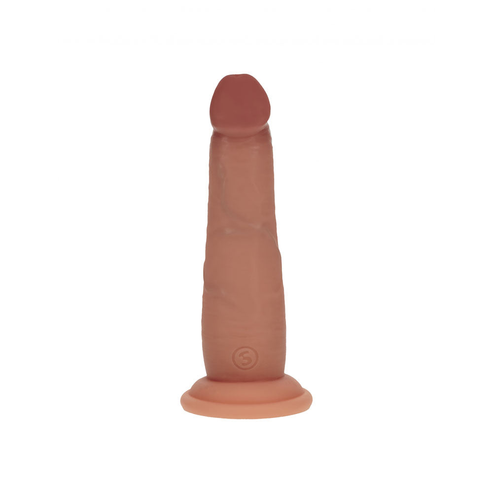 Shots Toys | REALROCK Dual Density 6" Sliding Skin Silicone Dildo - Tan