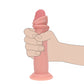 Shots Toys | REALROCK Dual Density 7" Sliding Skin Silicone Dildo - Flesh