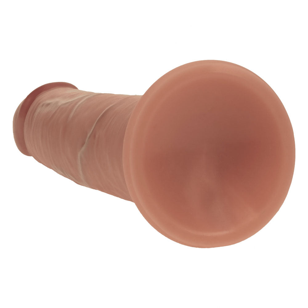 Shots Toys | REALROCK Dual Density 7" Sliding Skin Silicone Dildo - Tan