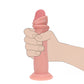 Shots Toys | REALROCK Dual Density 8" Sliding Skin Silicone Dildo - Flesh