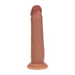 Shots Toys | REALROCK Dual Density 8" Sliding Skin Silicone Dildo - Tan