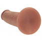 Shots Toys | REALROCK Dual Density 8" Sliding Skin Silicone Dildo - Tan