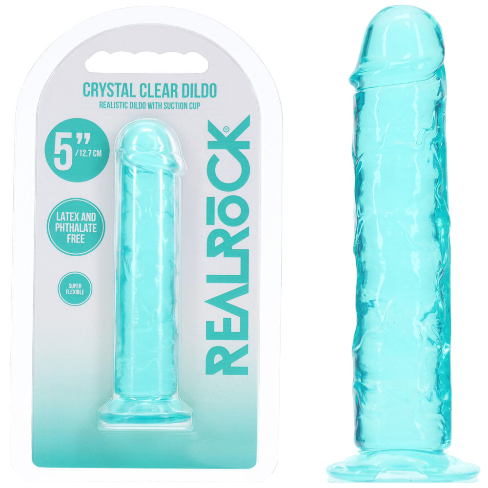 Shots Toys | REALROCK Realistic 5" Dildo - Turquoise