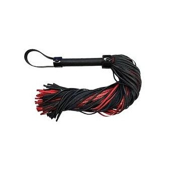 Rouge Leather Flogger Black & Burgundy