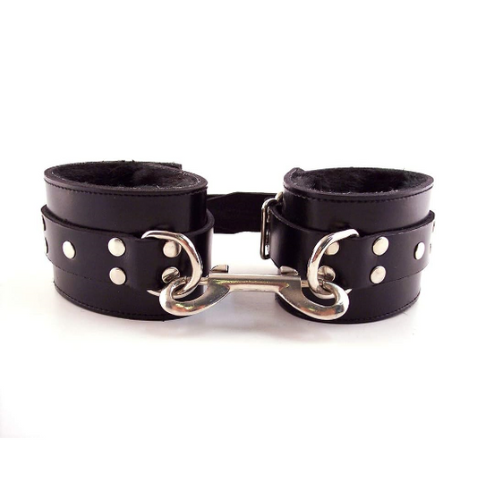 Rouge Black Fur Wrist Cuffs