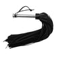 Rouge Leather Flogger with Steel Handle