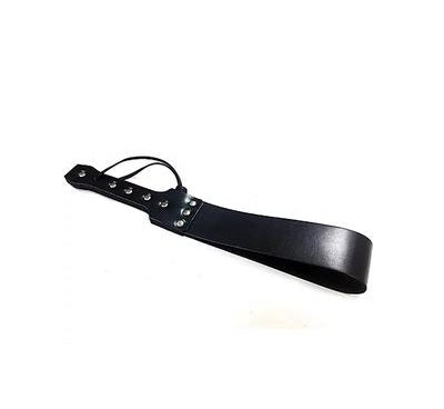 Rouge Leather Folded Paddle Black