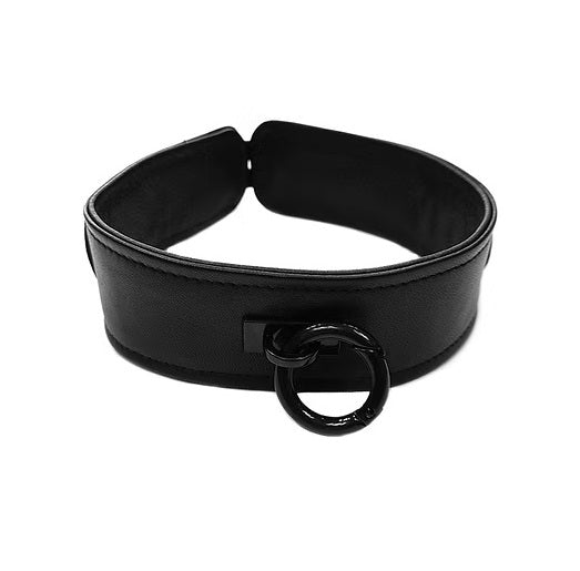 Rouge Leather Collar Black