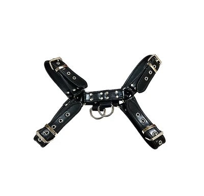 Rouge O.T H-Front Leather Harness Black Medium 38-40"