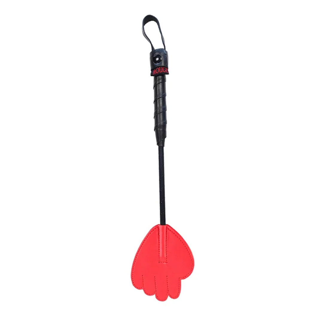 Rouge Mini Leather Hand Crop Red