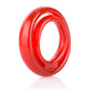 ScreamingO Ring O 2 Double Cock & Ball Ring - Red