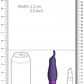 Shots Toys | Royal Gems Sparkle - 10 Speed Rechargeable Silicone Bullet - Purple