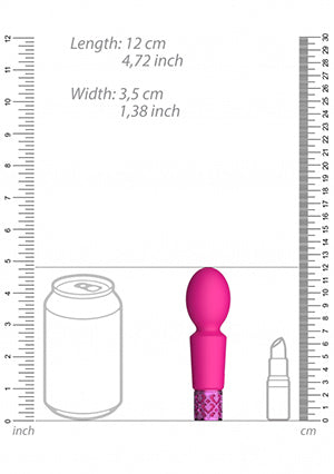 Shots Toys | Royal Gems Brilliant - 10 Speed Rechargeable Silicone Bullet - Pink