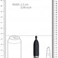 Shots Toys | Royal Gems Twinkle - 10 Speed Rechargeable Silicone Bullet - Black