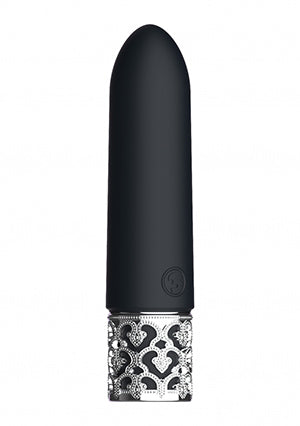 Shots Toys | Royal Gems Imperial - 10 Speed Rechargeable Silicone Bullet - Black