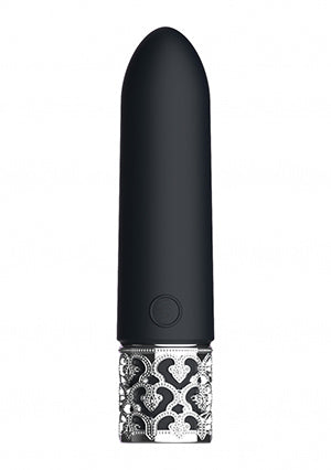 Shots Toys | Royal Gems Imperial - 10 Speed Rechargeable Silicone Bullet - Black
