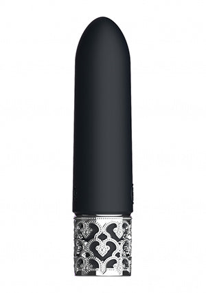 Shots Toys | Royal Gems Imperial - 10 Speed Rechargeable Silicone Bullet - Black